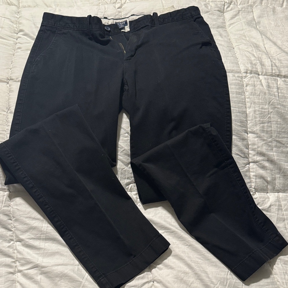 J. Crew Black Chinos